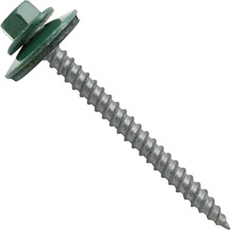 GRIP-RITE Hex Head Cap Screw, Zinc Plated Steel, 1 in L, 115 PK NHWNW91001GRN